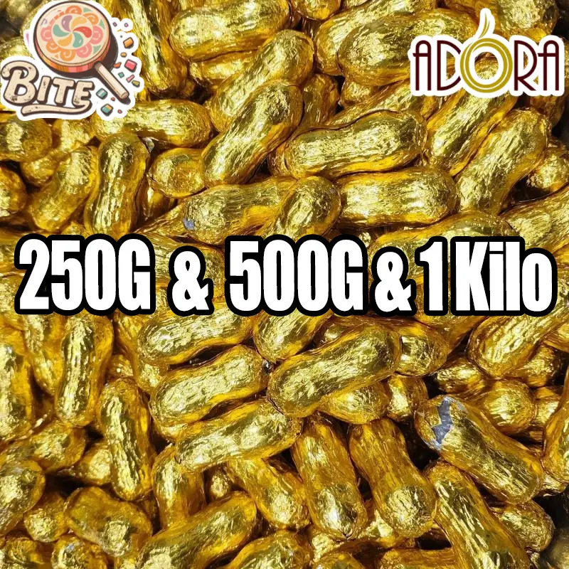ADORA | Gold Peanut Chocolate 250g/ 500g/ 1Kg/ 2.5Kilo Ingot Coins ...