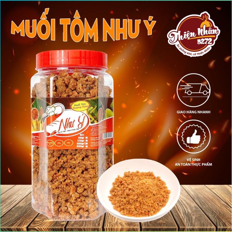 Muối Tôm Như Ý Chính Hãng ( Loại Cay Ngon ) - 400gr Hủ Lớn Gia Vị
