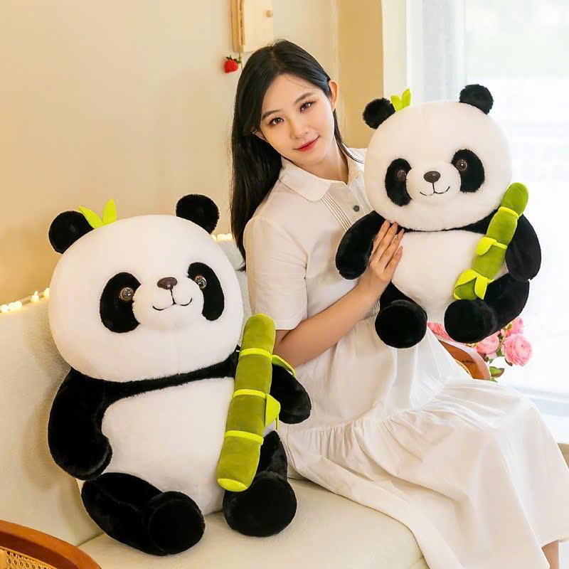 Gấu Bông Gấu Trúc Panda Ôm Tre Đáng Yêu Chất Lông Tuyết Mềm Mịn Cao Cấp - Toy, Đồ Chơi Phát Nhạc 3