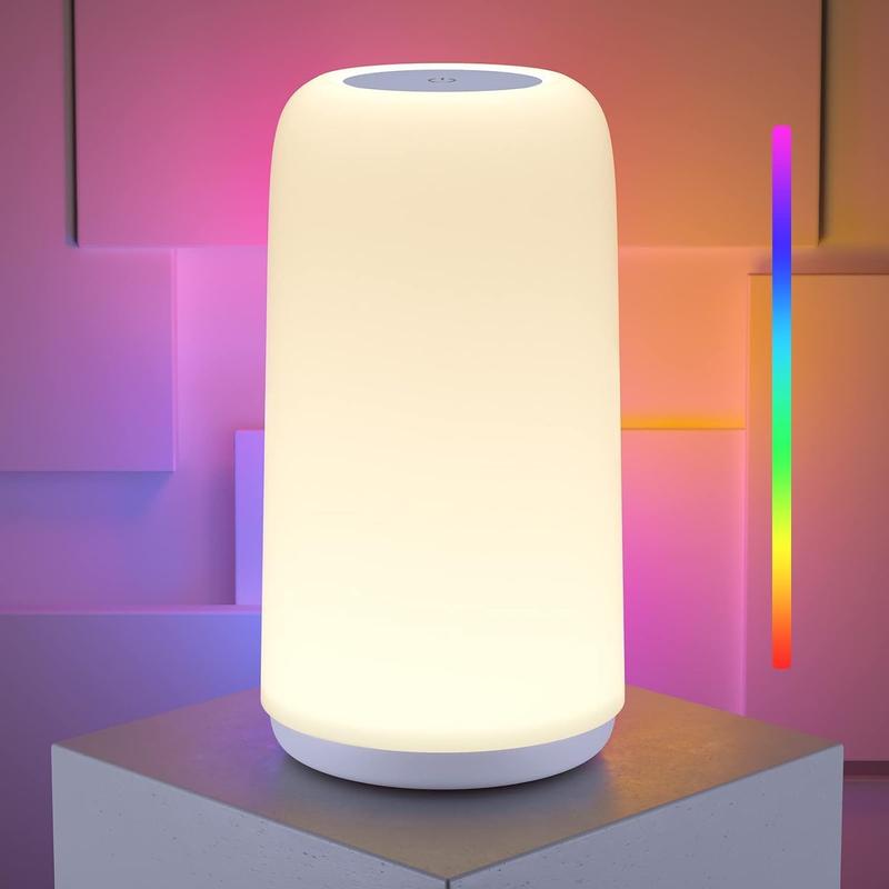 Smart touch white led desk shops lamp