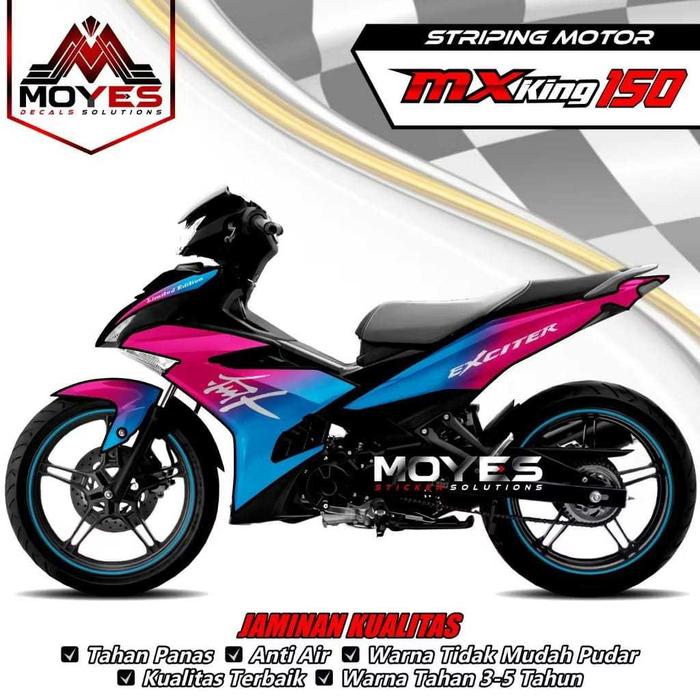 Promo Striping Variasi Motor Yamaha Mx King 150 V1 V2 Bahan Vinyl ...