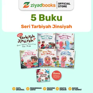 Ziyadbooks - (Isi 5 Buku) Buku Cerita Anak Islami - Serial Tarbiyah Jinsiyah - Edukasi Seksual Dasar Bagi Anak Basic Sexual Education for Kids Disertai Pojok Parenting Bonus Buku Saku Info Penting Seputar Tarbiyah Jinsiyah Full Color Softcover