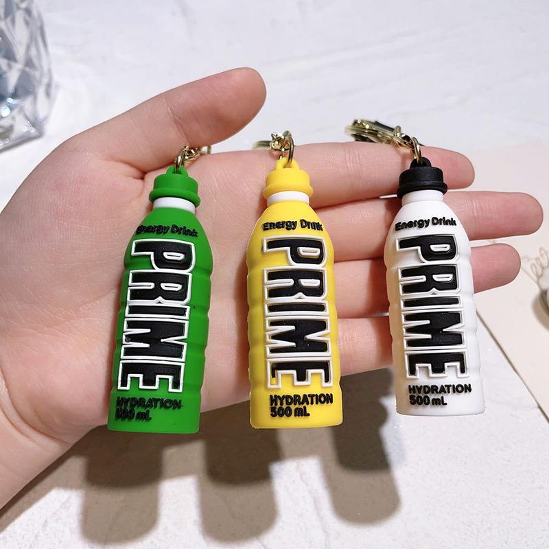 Product Introduction of Creative Simulation Energy Beverage Bottle Keychain Cute Three-Dimensional Prime Wine Bottle Key Chain Cars and Bags Hanging Ornament 18