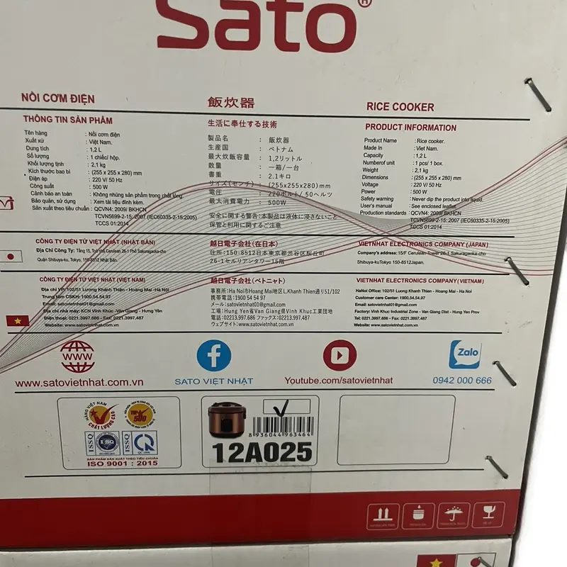 Nồi Cơm Điện 1L Chống Dính Lòng, Nấu Cơm Siêu Tốc - Cooker 1