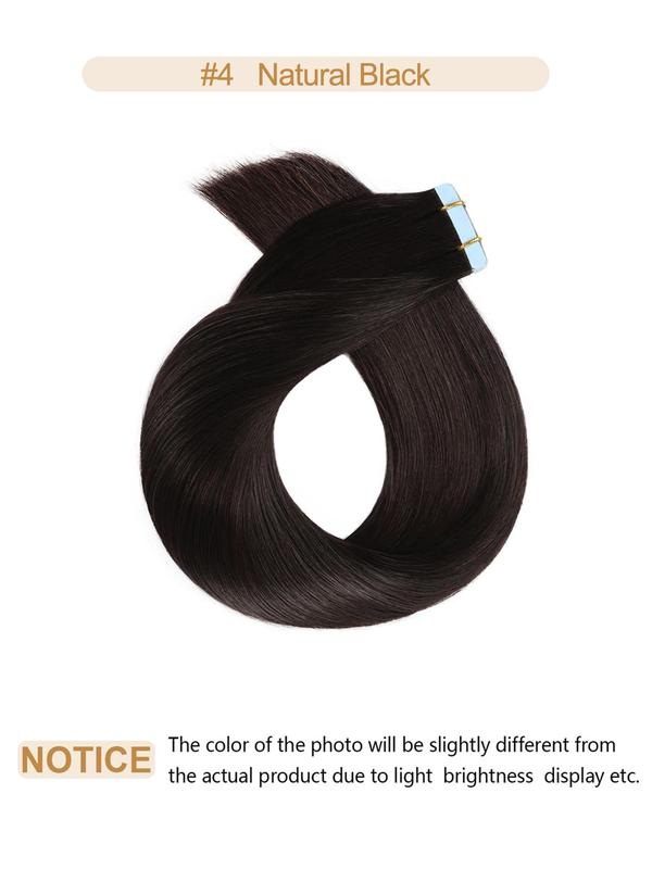 18 Inch Long Straight Tape in Hair Extensions, Gorgeous Fluffy Wigs for Women, Synthetic Hair Extensions for Party, Daily Use 3