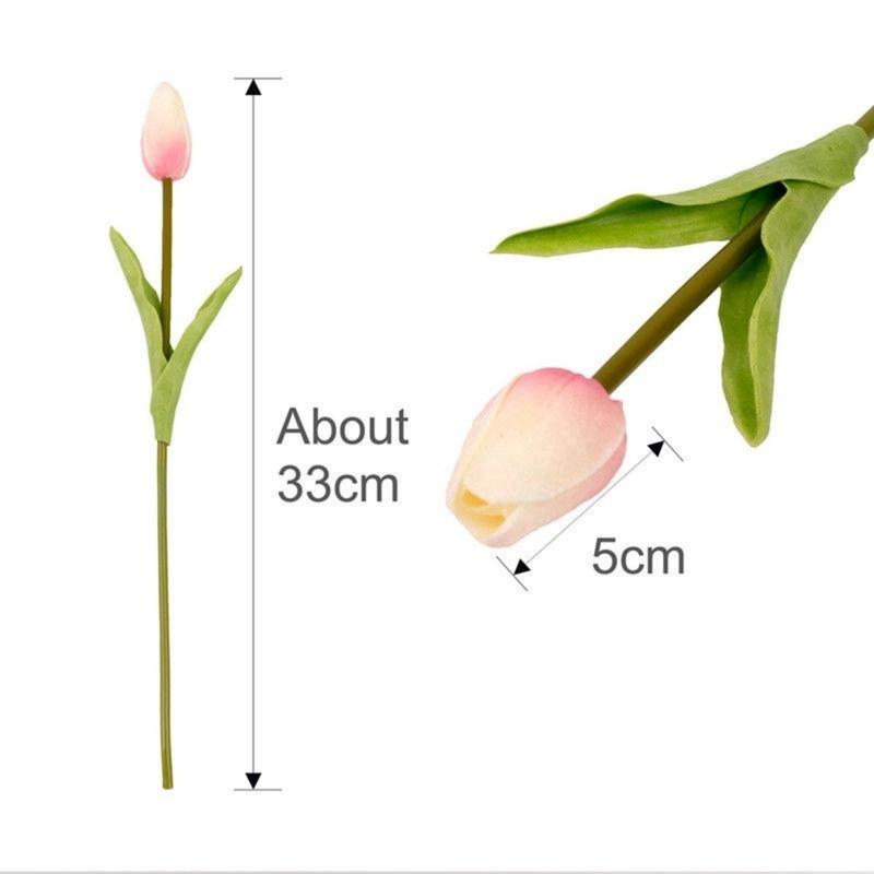 Product Introduction of Artificial Tulip Artificial Flower Fake Flower for Home/Party/Garden Decor 1pcs 20