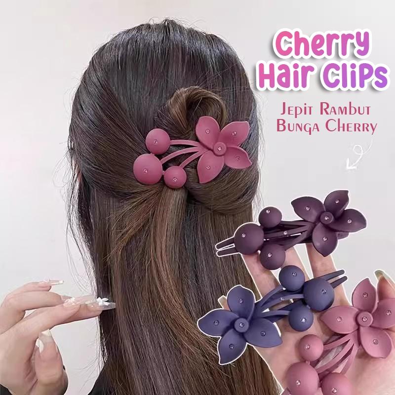 Rein Beauty - Jepit Rambut Cherry Clips, Jepit Bunga Cherry Aksesoris ...