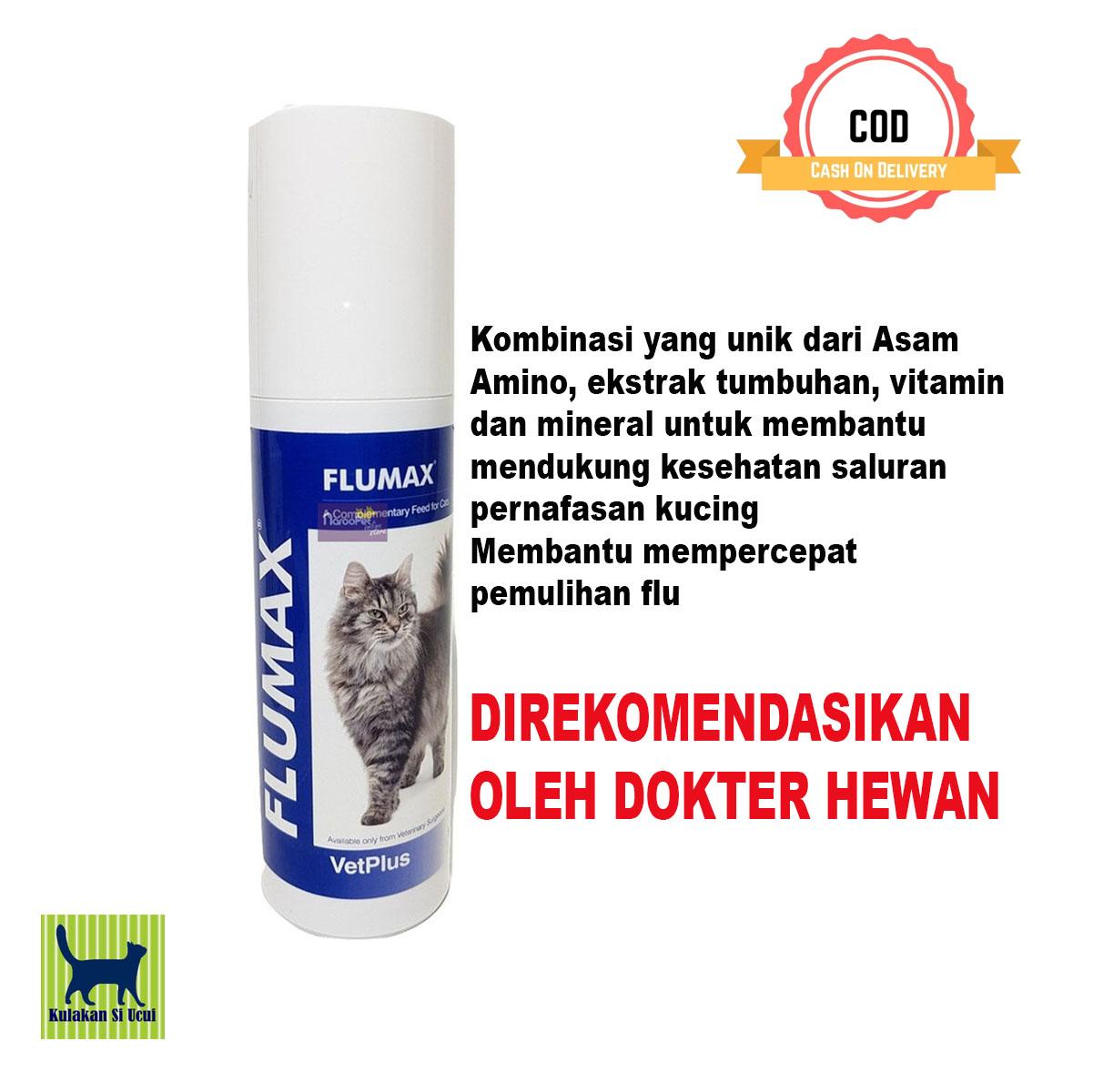 Flumax Vetplus Freshpack Isi 150 Gram Flu Kucing Suplemen Vitamin ...