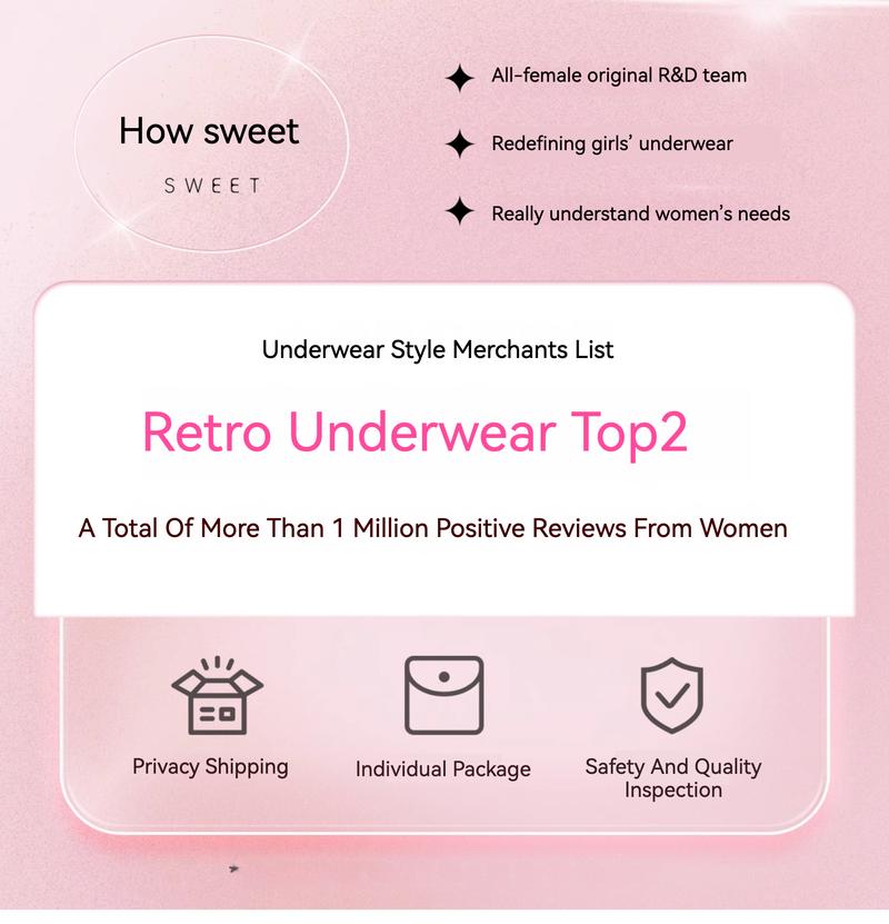Product Introduction of Hi Mia's Shop | Kooky Sweetheart ~ Dopamine Women's Pure Desire Lace-up Underwear Women's Cotton Crotch Breathable Sexy 2024 New 1
