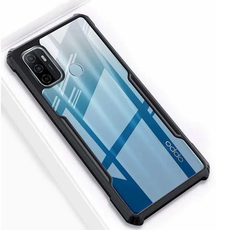 XUNDD Casing Oppo A32/A33/A53/A53S 4G Shockproof Armor Fhusion Transparant Case Bumper Layar 4