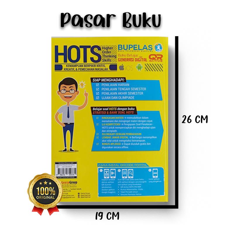 BUKU SOAL HOTS PELAJARAN SMP/LATIHAN SOAL SMP/BUPELAS:STRATEGI & BANK SOAL HOTS IPA SMP 7,8,9 2