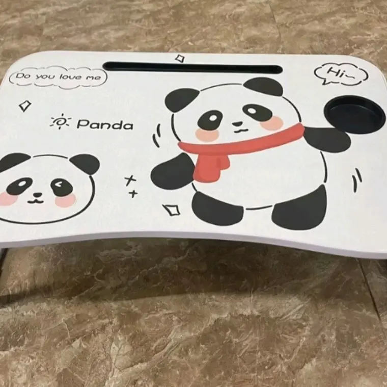 Bàn gấp sinh viên,học sinh,bàn gấp máy tính có khe cắm ipad điện thoại,cốc bút