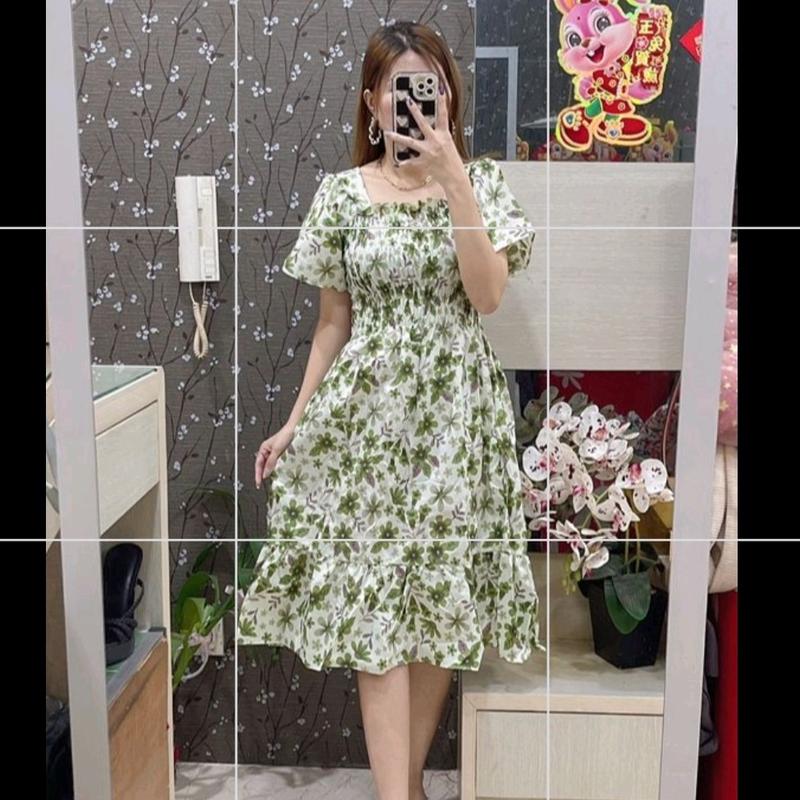 Gege-  Natasya dress/ daster Motif bunga dress fashion wanita  banyak motif 6