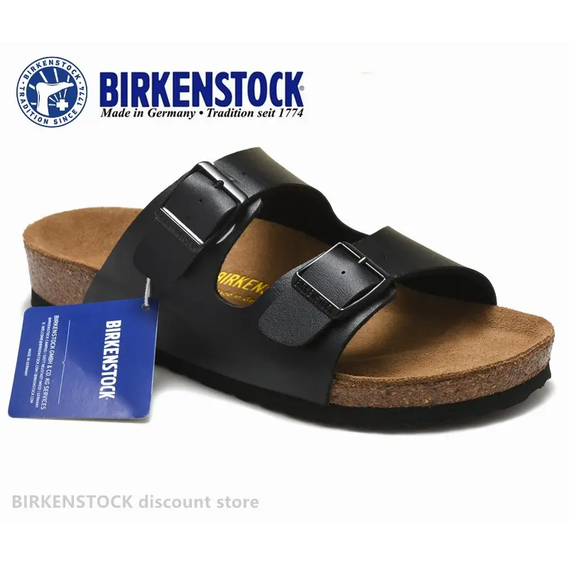 Birkenstocks Arizona matt black men women beach sandals 34-45