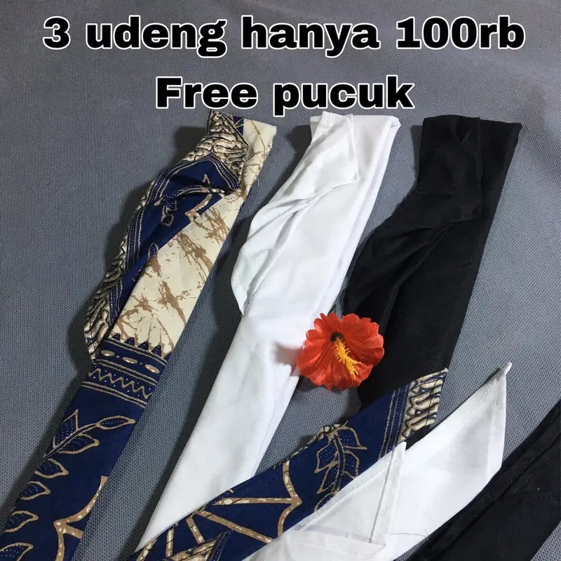 Set Udeng 3pcs gratis pucuk 0