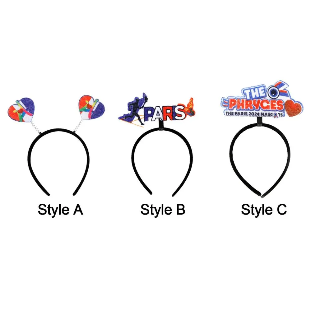 Cheering Headband Headwear Lightweight Headpieces Hair Clip Sport Hair Band Party Hairband for Long Short Hair