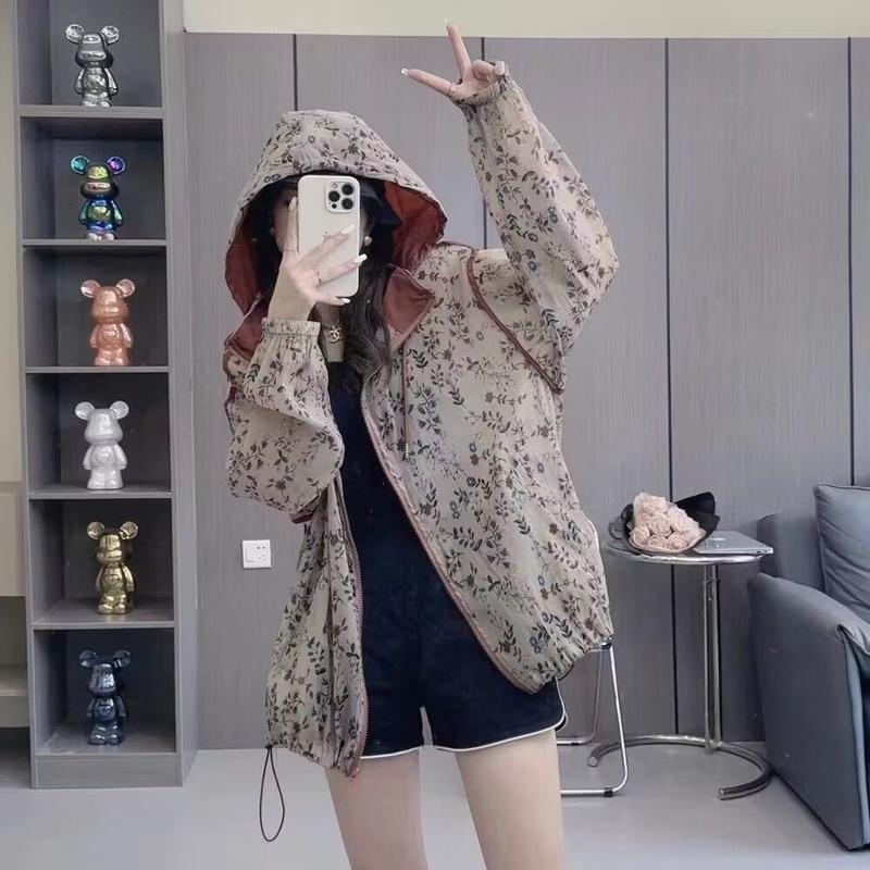 Quần Áo Chống Nắng, Chất Liệu Lụa Lạnh Dành Cho Nữ, Chống Tia UV, Dáng Rộng Vừa Vặn, Thoáng Khí, Tay Áo Dài, Mỏng, Áo Khoác, Thích Hợp Cho Mùa Hè 2024, Hàng Mới Về 1
