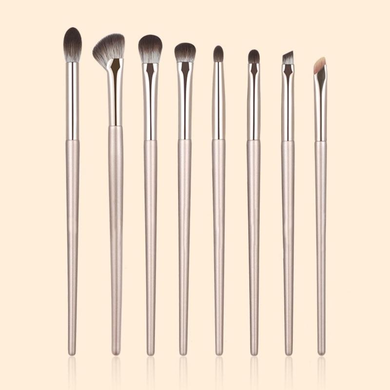 Set cọ makuep chuyên dụng cho mắt, khối mũi set 8 cây siêu mềm dễ dùng đầy đủ makuep mắt tạo khối mũi