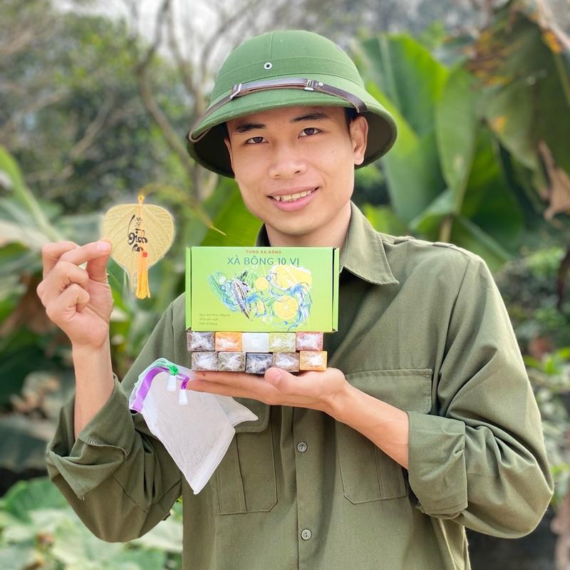 Xà Bông 10 Vị (Tặng 2 túi tạo bọt) Dưỡng Body Dưỡng Da Body soap  tam