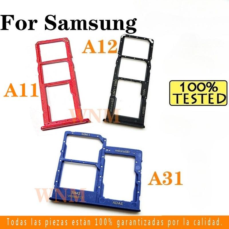 Khay đựng thẻ Sim, dành cho Samsung Galaxy A11 A12 A31 A115 A125 A315, Giá đỡ…