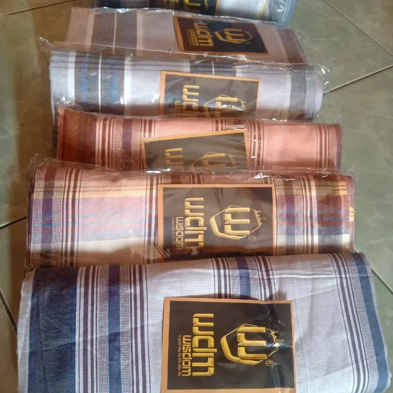Sarung Tenun Pria Motif Atlas Dewasa Kain Multi Warna 4