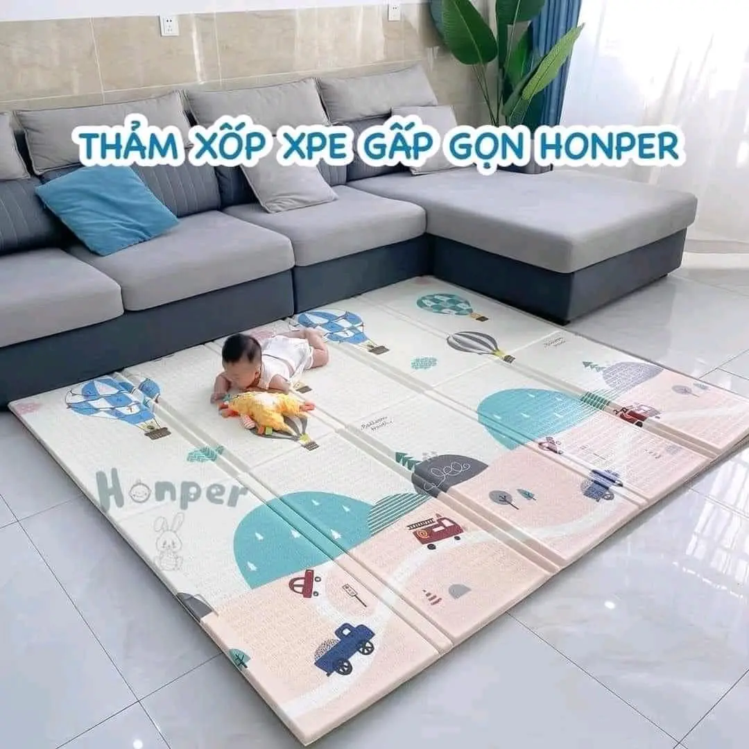 thảm xốp XPE gấp gọn Honper dày