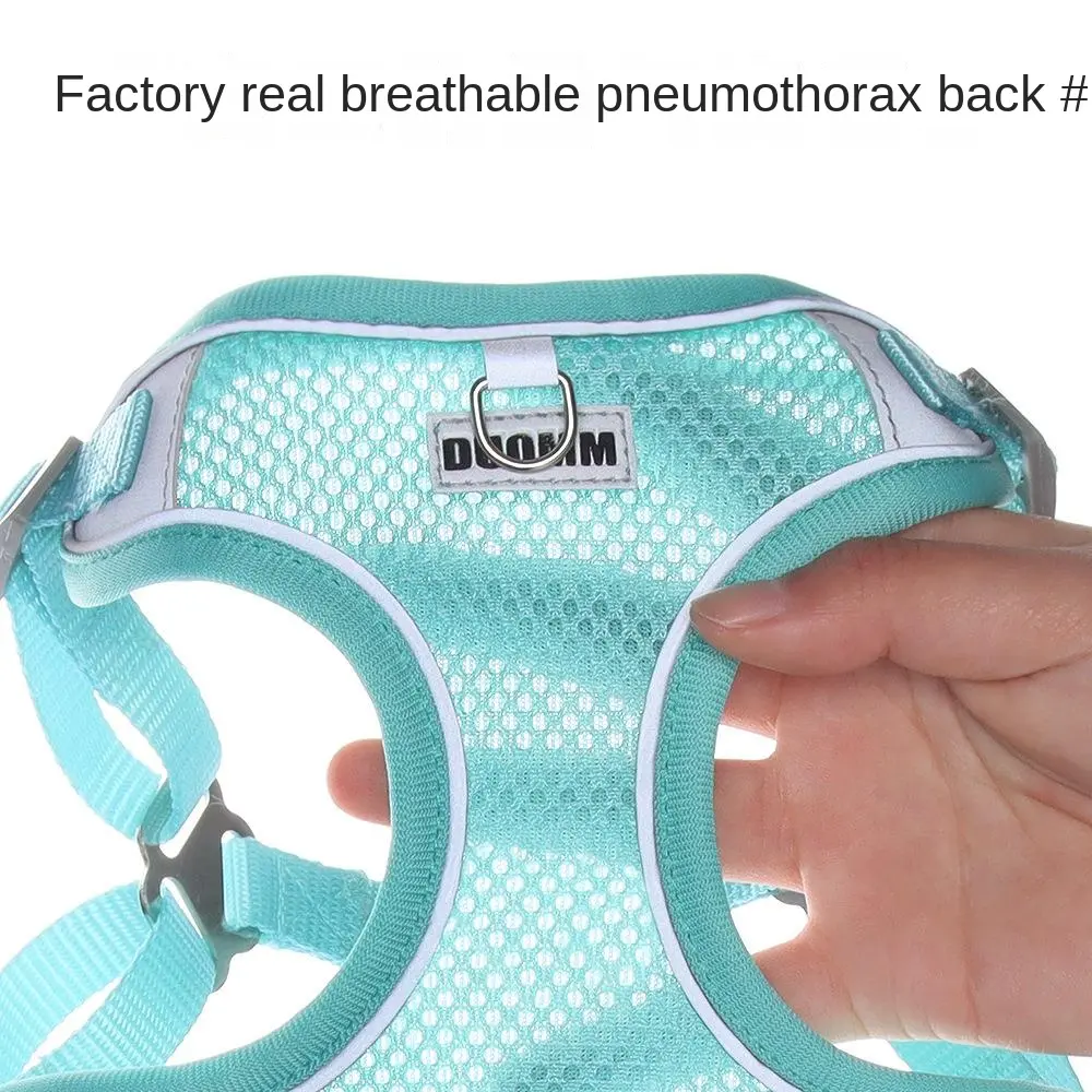 New Pet Harness Vest Style Dog Harness Breathable Dog Leash Summer Dog Leash Pet Supplies