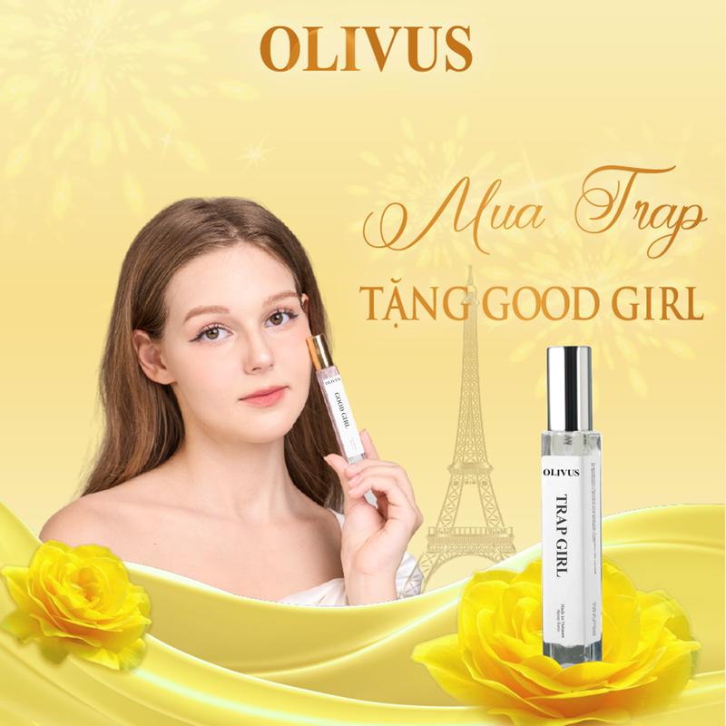 [ MUA 1 TẶNG 1 ] Nước hoa nữ OLIVUS Trap Girl cao cấp Good Girl nhẹ nhàng, thanh lịch Perfume Cosmetic Xịt Thơm Women