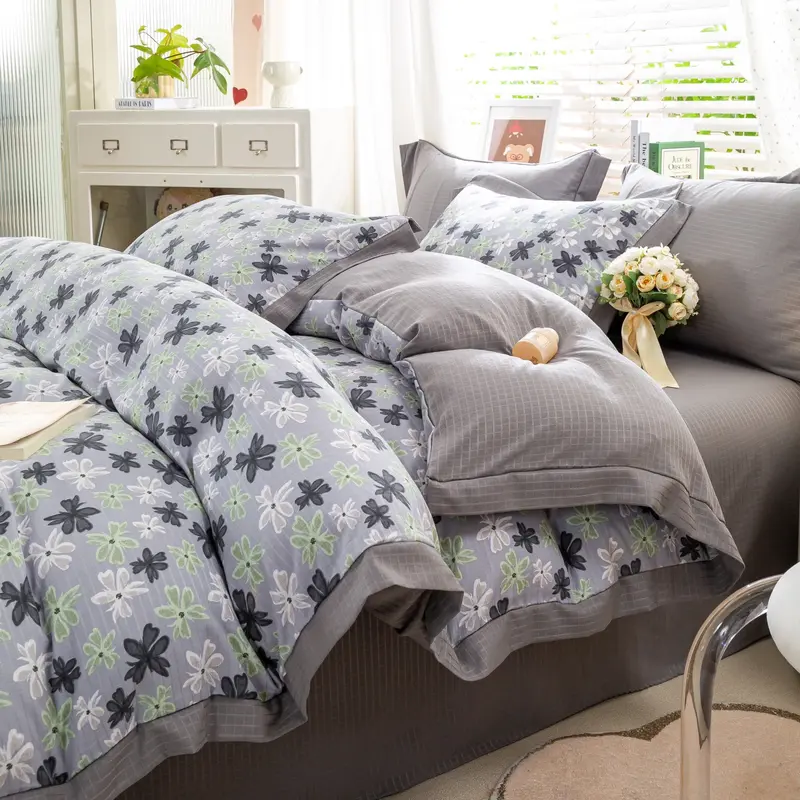 Bộ chăn trần ga gối Cotton Lụa MarkJacob - 26 màu ( có vỏ ôm khoá sườn) 7
