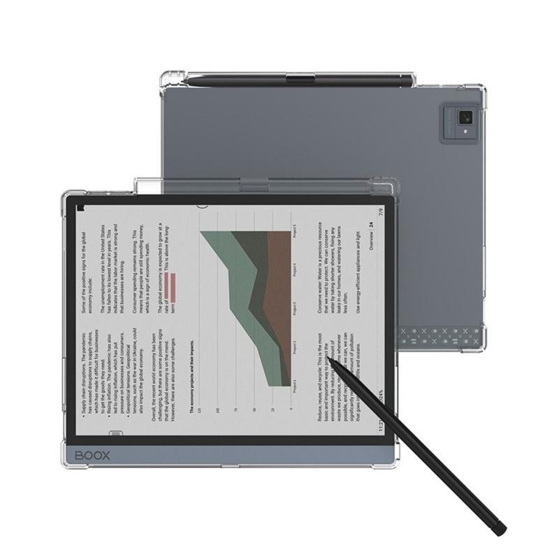 Lightweight Transparent E Ink Tablet Case with Pen Holder Shockproof ...