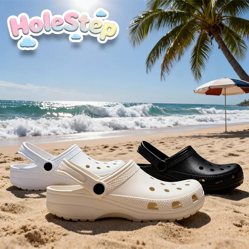 Sandal Clog Pria Kodok Baim Sendal Terbaru Dewasa Casual Cowok Slop Hitam Beige Puith pamate  shoes  sepatu  sendal  pria ringan 𝗪𝗵𝗶𝘁𝗲 sandal & sandal jepit