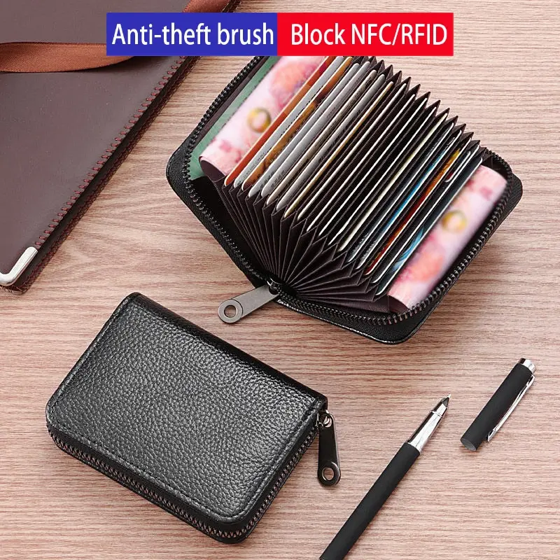 *-*Men's Wallet Men Card Holder Large Capacity Credit Card Sets