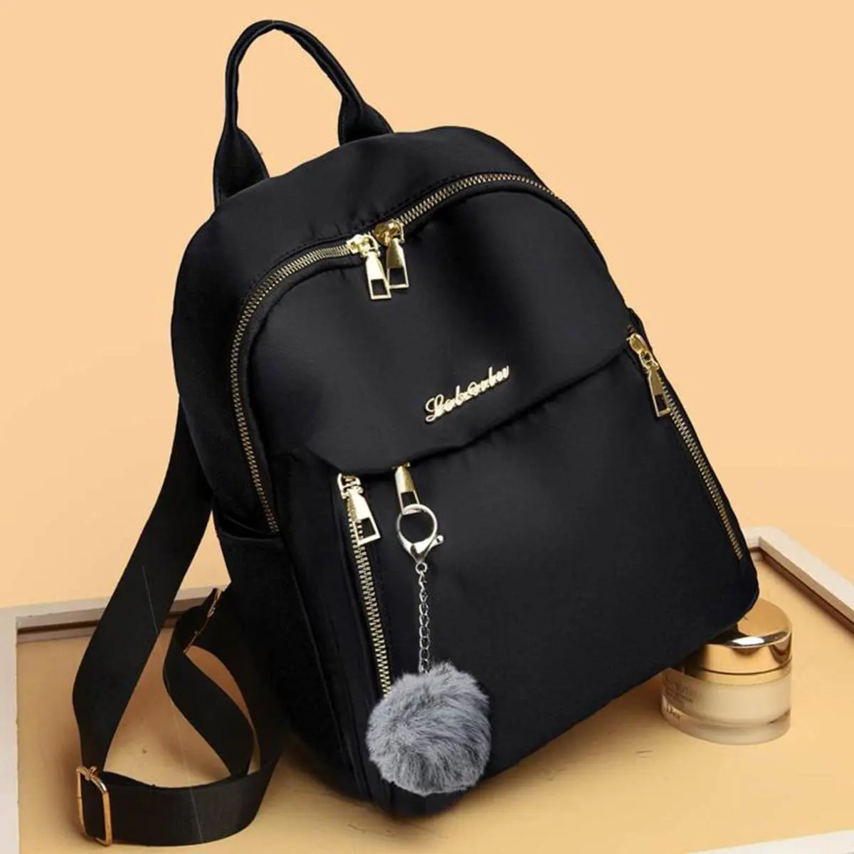New Korean Fashion Wild Shoulder Bag Ladies Women Backpack Oxford Cloth Travel Large Capacity Computer Schoolbag