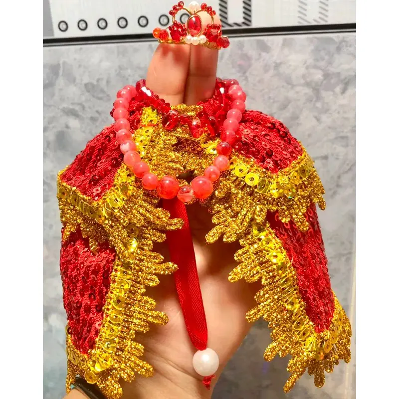[10cm-1met] Áo choàng thần tài - thổ địa kim sa viền kim tuyến (giá 1 áo)