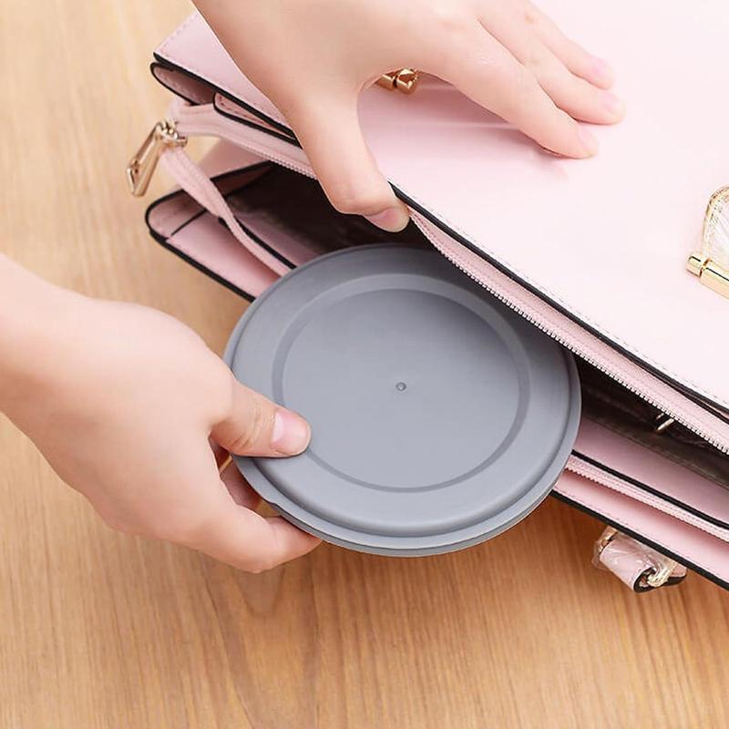 Foldable Silicone Bowl, 3 Counts/set Food Storage Bowl With Lid, Compact Lightweight Bowl For Travel & Outdoor Equipment, Office Lunch 3