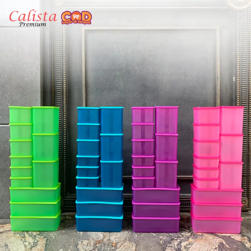 [BISA COD] Calista Aurora Set 14 pcs Free Botol & Lunchbox 2