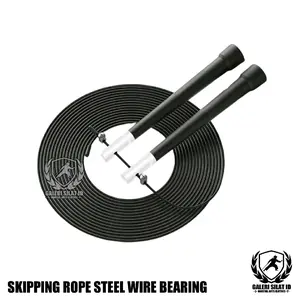TALI SKIPPING LOMPAT TALI JUMP ROPE STEEL WIRE BEARING 3M