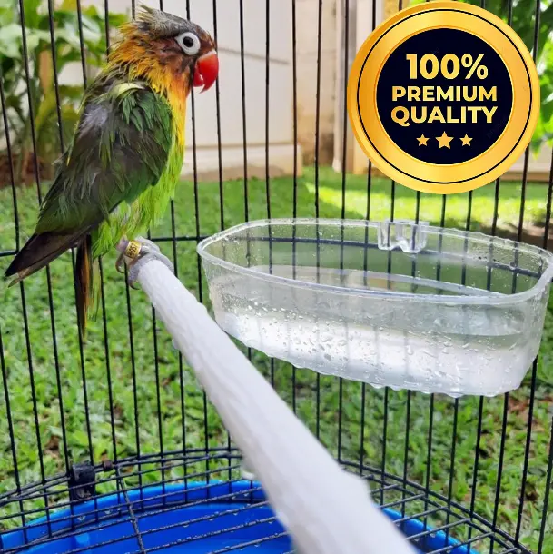 promo CEPUK MANDI BURUNG OVAL MEREK SEMPATI  atau WADAH TEMPAT PAKAN MINUM KERAMBA MANDI MINI BURUNG Lovebird kutilang  Murai Kacer cucak hijau Kenari Anis 0