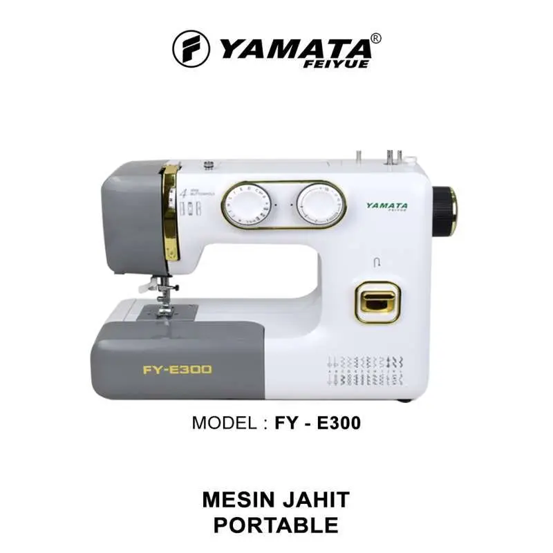 Mesin Jahit Yamata Feiyue FY E300 Portable Sewing Machine | Alat Jahit Portable