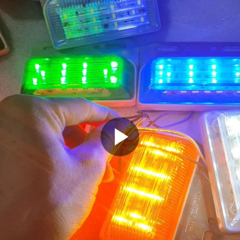 đèn led sườn, đèn hông xe tải, xe khách siêu sáng,hàng Silidu 4003 đa năng có dãy soi lốp 8