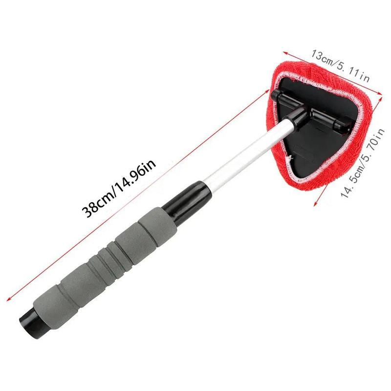 Car Window Cleaning Brush, Long Handle Windshield Wiper, Car Glass Wash Tool 1