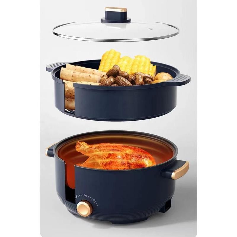 Panci Listrik Multifungsi 3 In 1 Electric Cooker Pot Panci Presto Penanak Nasi Cooker Magiccom Low Carbo Kecil Portable Digital 5