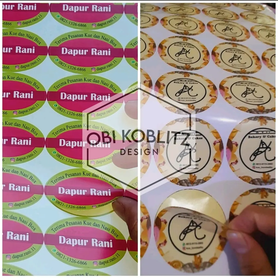 Sticker cutting setengah putus atau full putus - Shop | Tokopedia