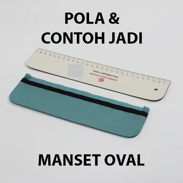 Pola Mal Manset Kemeja All Size [Pola Manset Jamblang Studio] 3