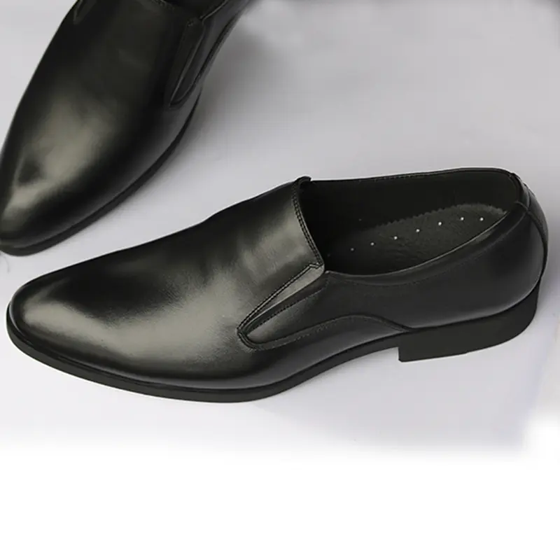 Giày Tây Xả Kho Da Mềm- Đế Khâu Bảo Hành 1 Năm, Mã CS06-2 PVC Nam Shoes 1