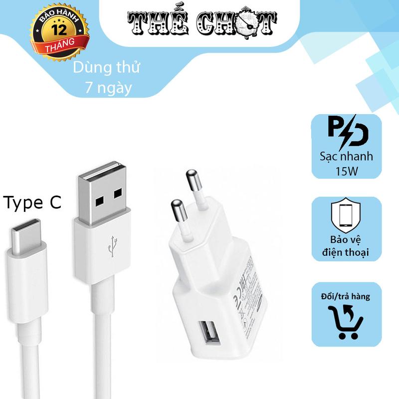 Bộ sạc nhanh 15W SS đầu Micro và TypeC - Sạc đời cũ đầu bé (nhỏ) và sạc đời mới đầu to Phụ Kiện [Bảo Hành 12 Tháng 1 Đổi 1]