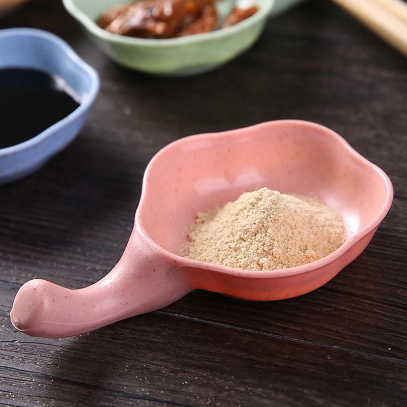 Product Introduction of Kitchen Food Sauce Dish Sauce Seasoned Mustard Wheat Grass Bowl Sauce Saucer Small Vinegar Taste Board Pink Set Cold Dishes 22