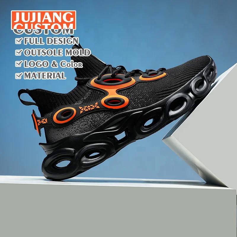 Individuell gestaltete neue Laufschuhe für Männer, Sportschuhe mit Plattform-Trainingssohle, Outdoor-Freizeitschuhe aus Mesh, Wanderschuhe für Männer, Turnschuhe, Sportschuhe_voghion.com