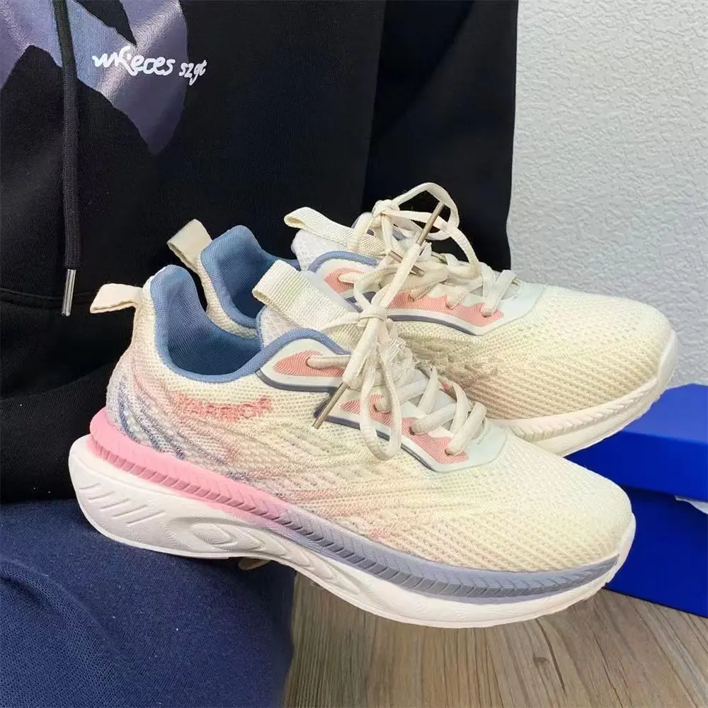 Women's Sneakers 2024 Trendy Dad Shoes Flyknit Mesh Lightweight Fashion New Breathable Stylish Women's Shoes