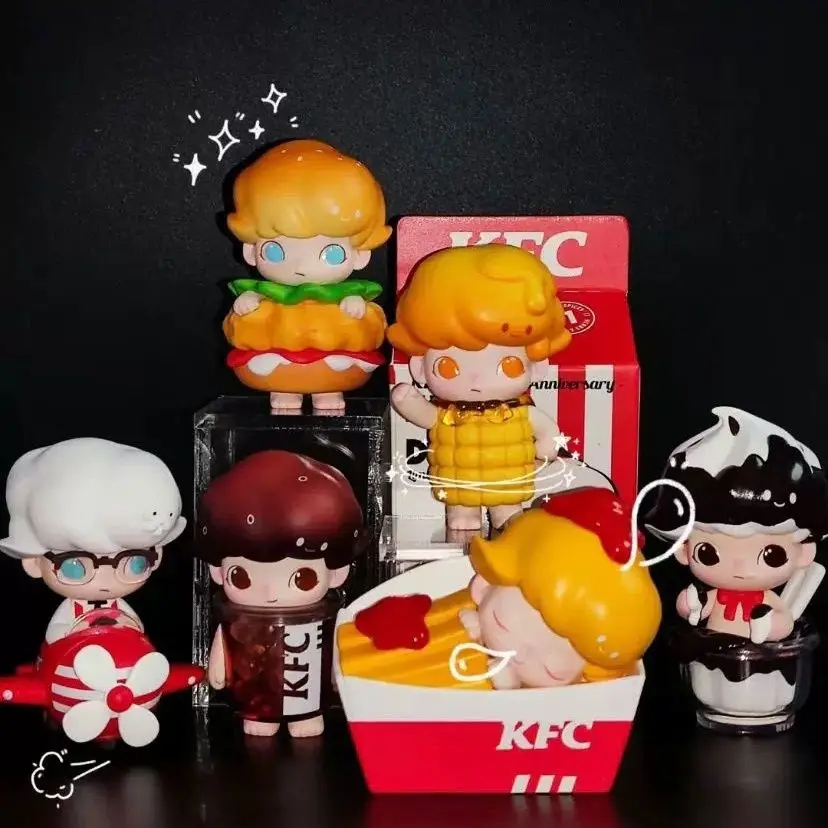 Hirono little mischief Dimoo Blind Box to Explore Delicious Wonderland Confirmed Handmade Hamburger Fries